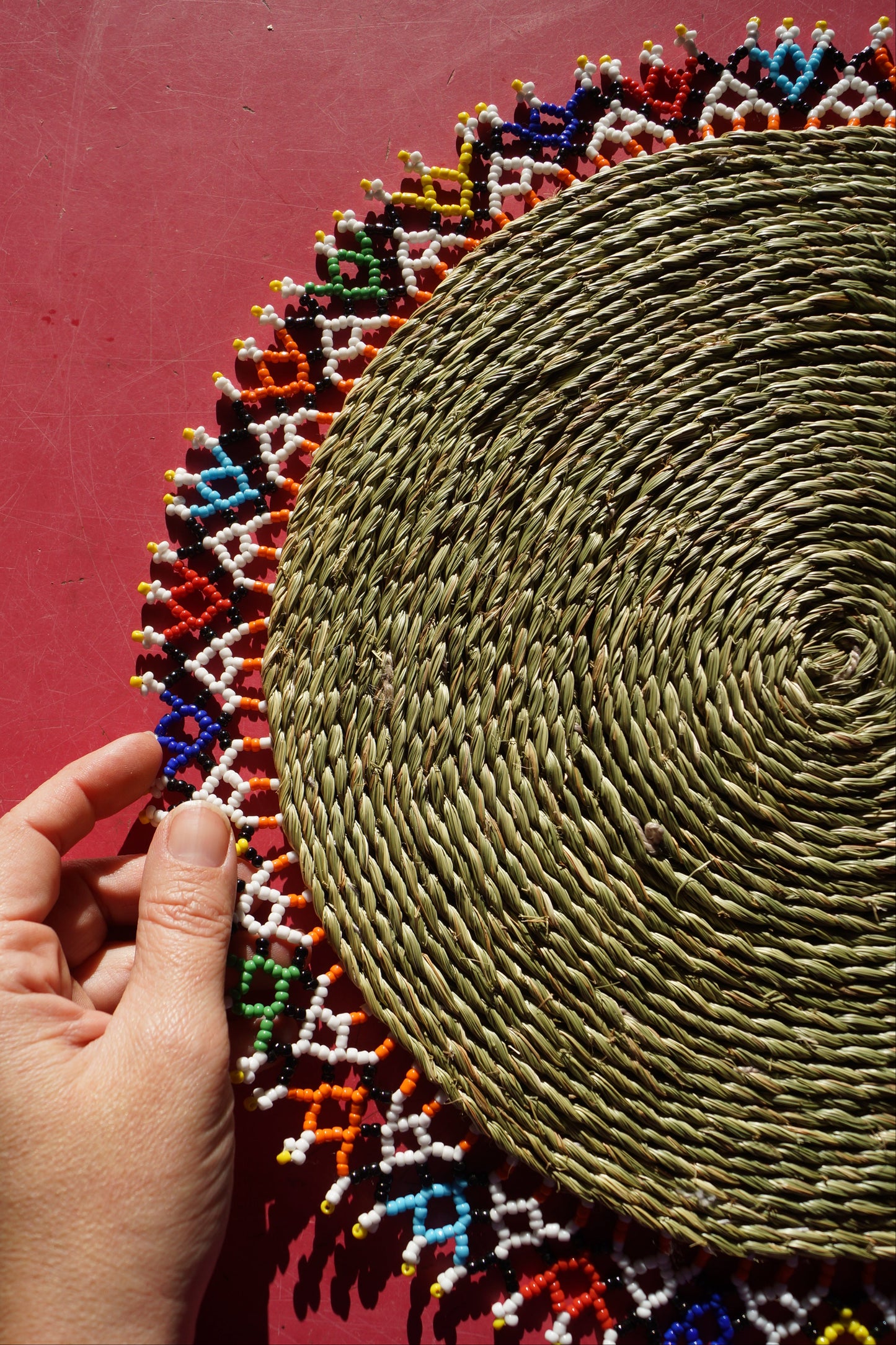 NDEBELE - Sottopiatto con perline