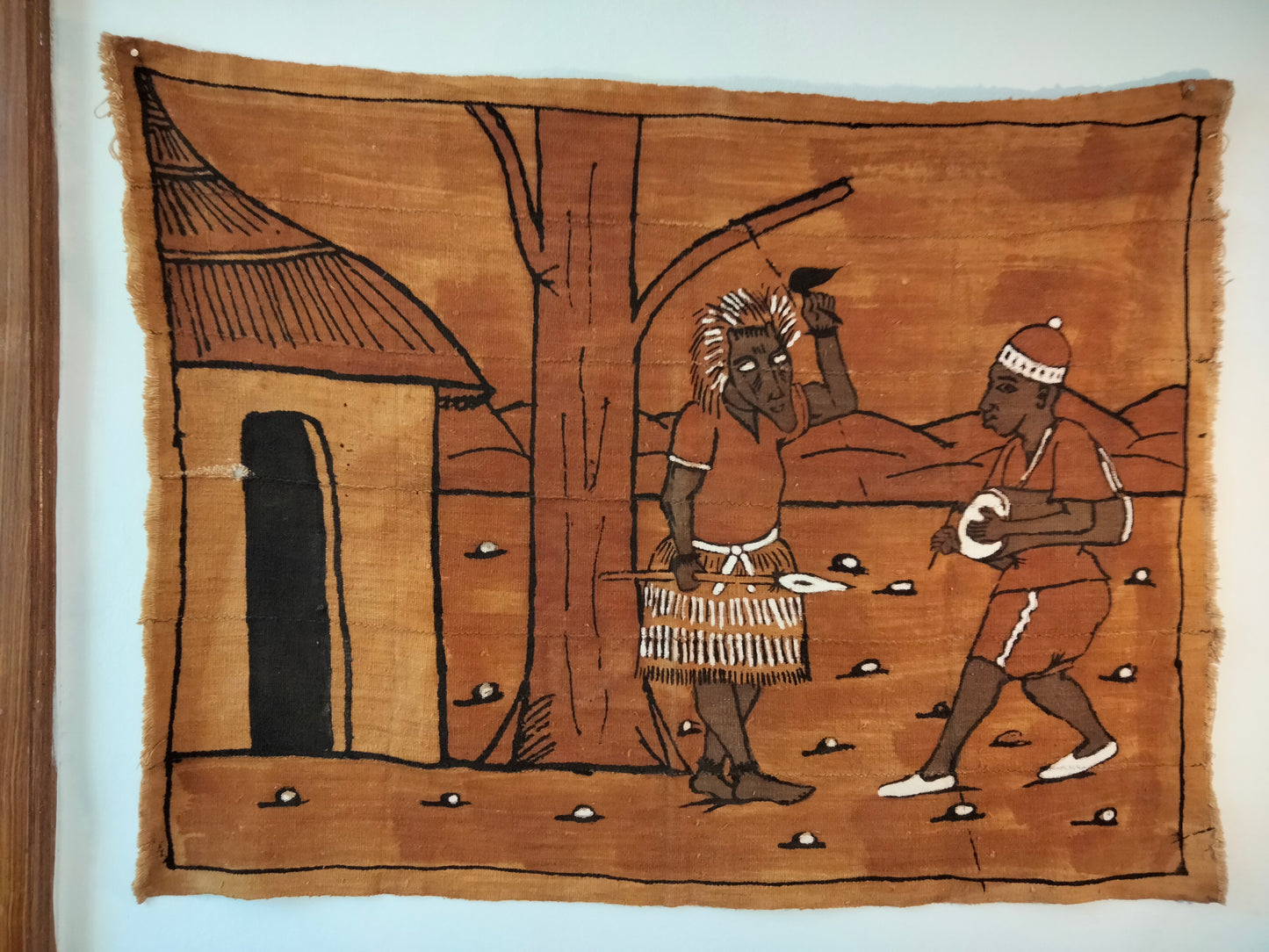 Tessuto africano bogolan arazzo da appendere