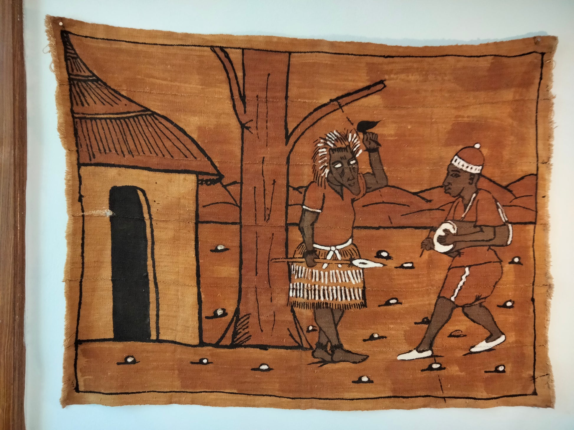 Tessuto africano bogolan arazzo da appendere