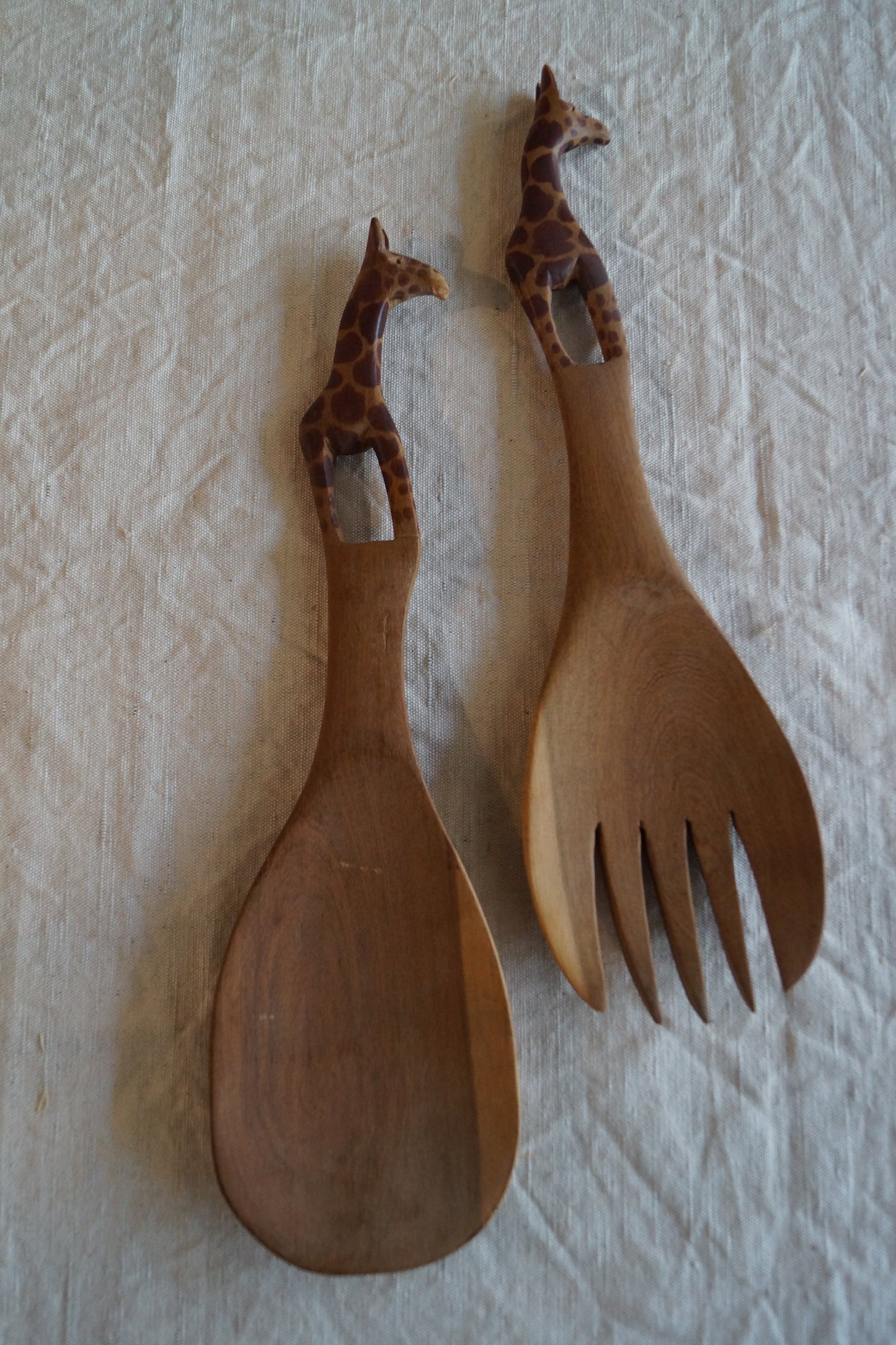 SALAD - Coppia di posate in legno