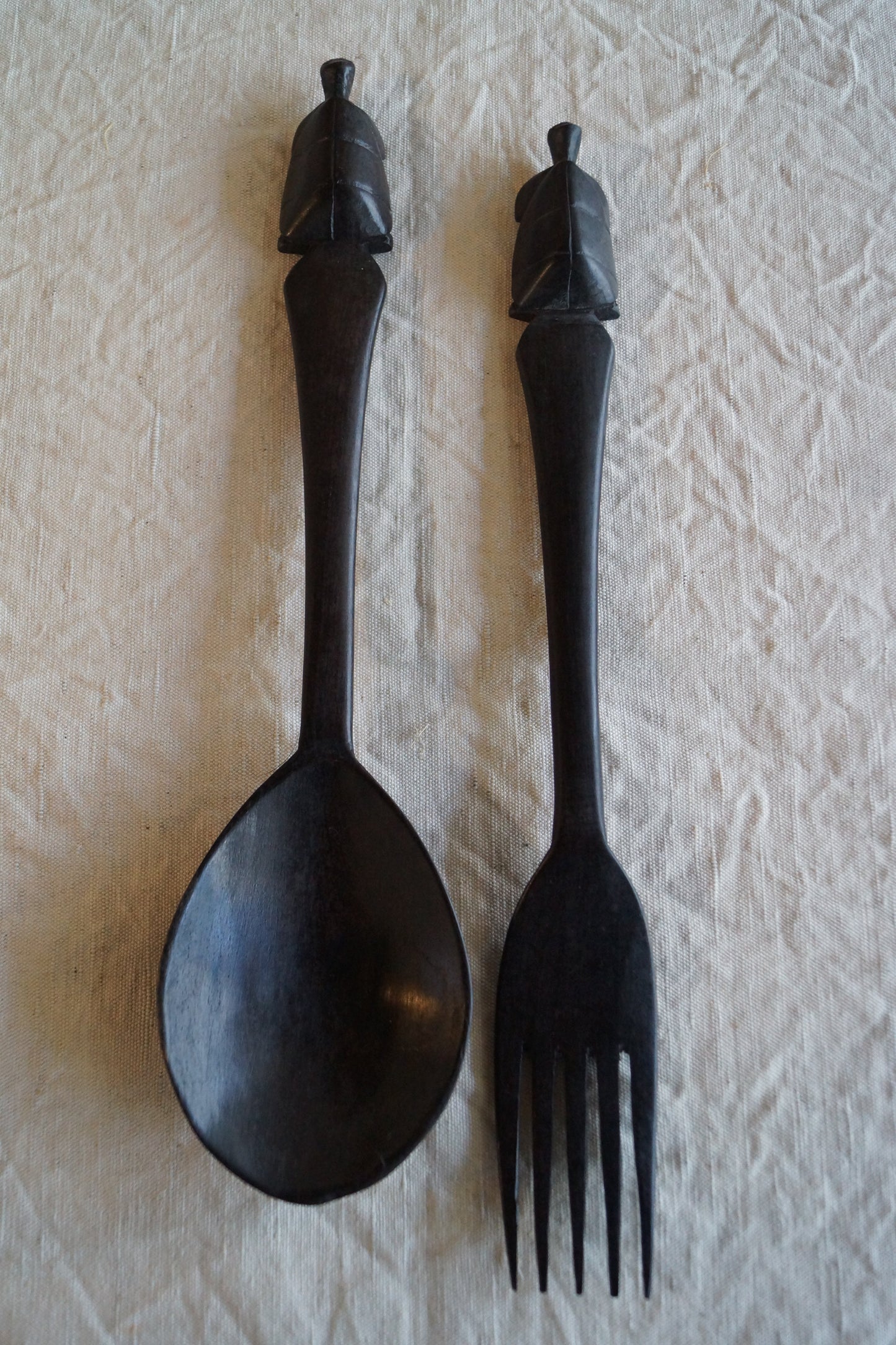 SALAD - Coppia di posate in legno