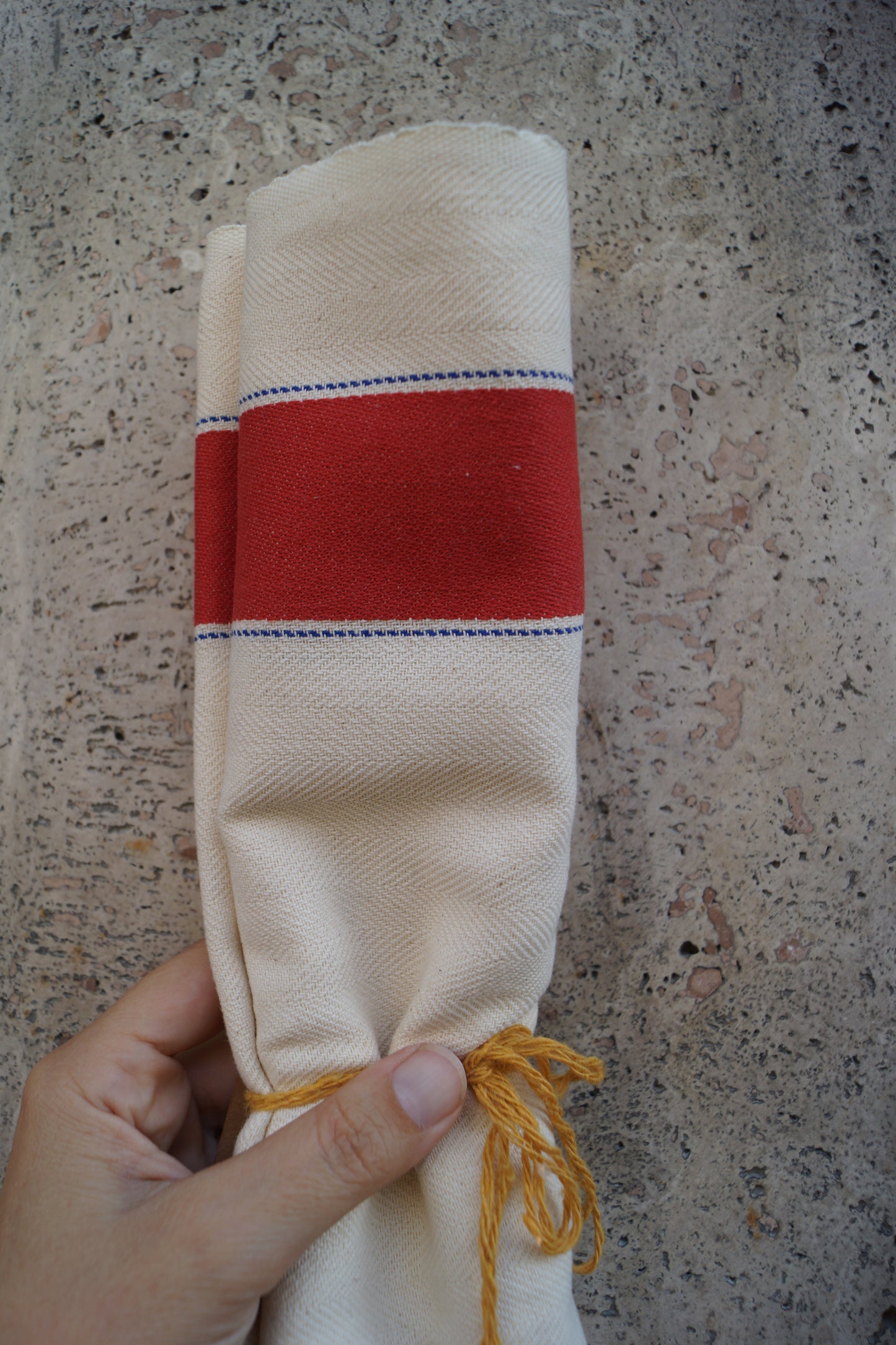 Strofinaccio in cotone e lino