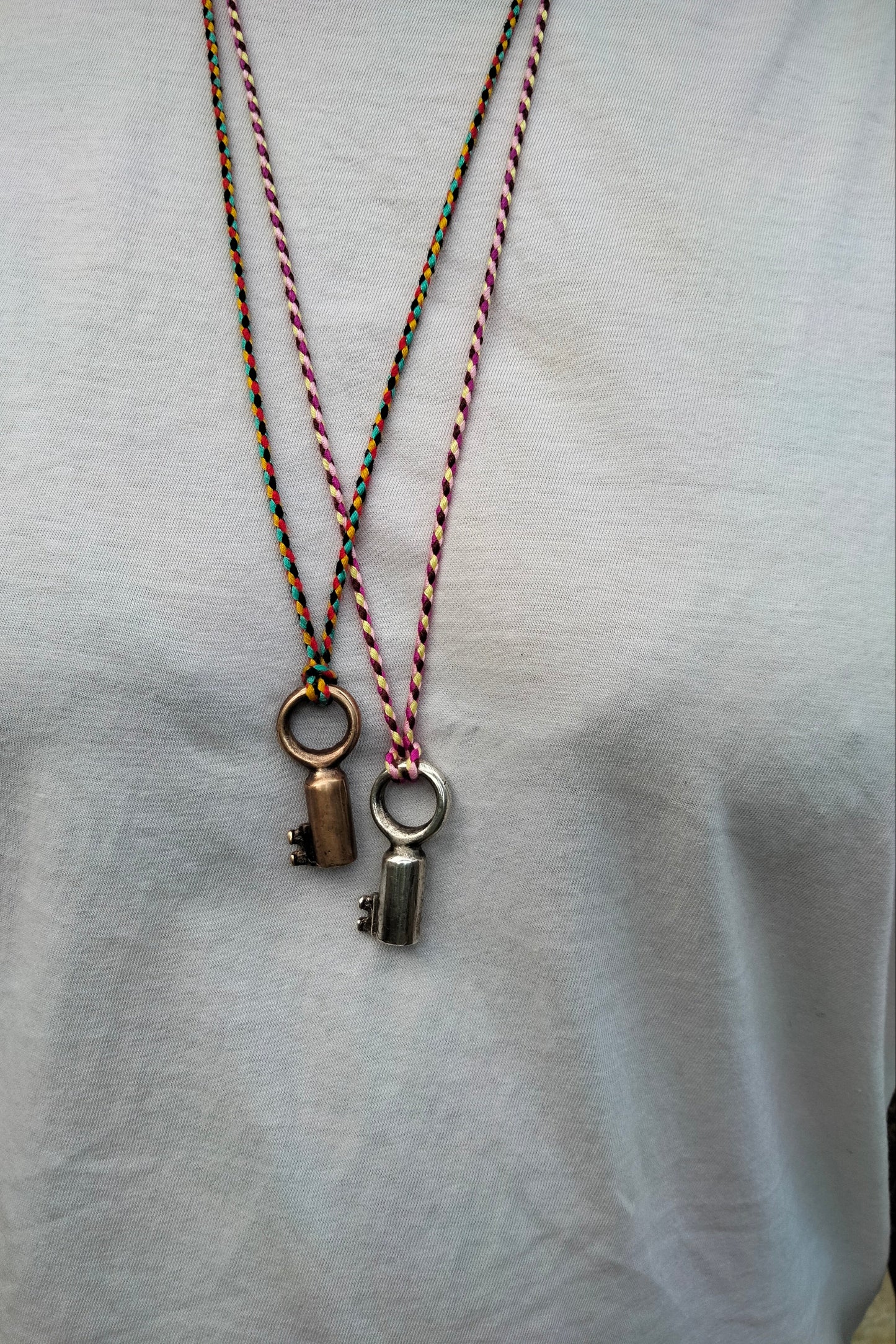 CHIAVE - Ciondolo in bronzo