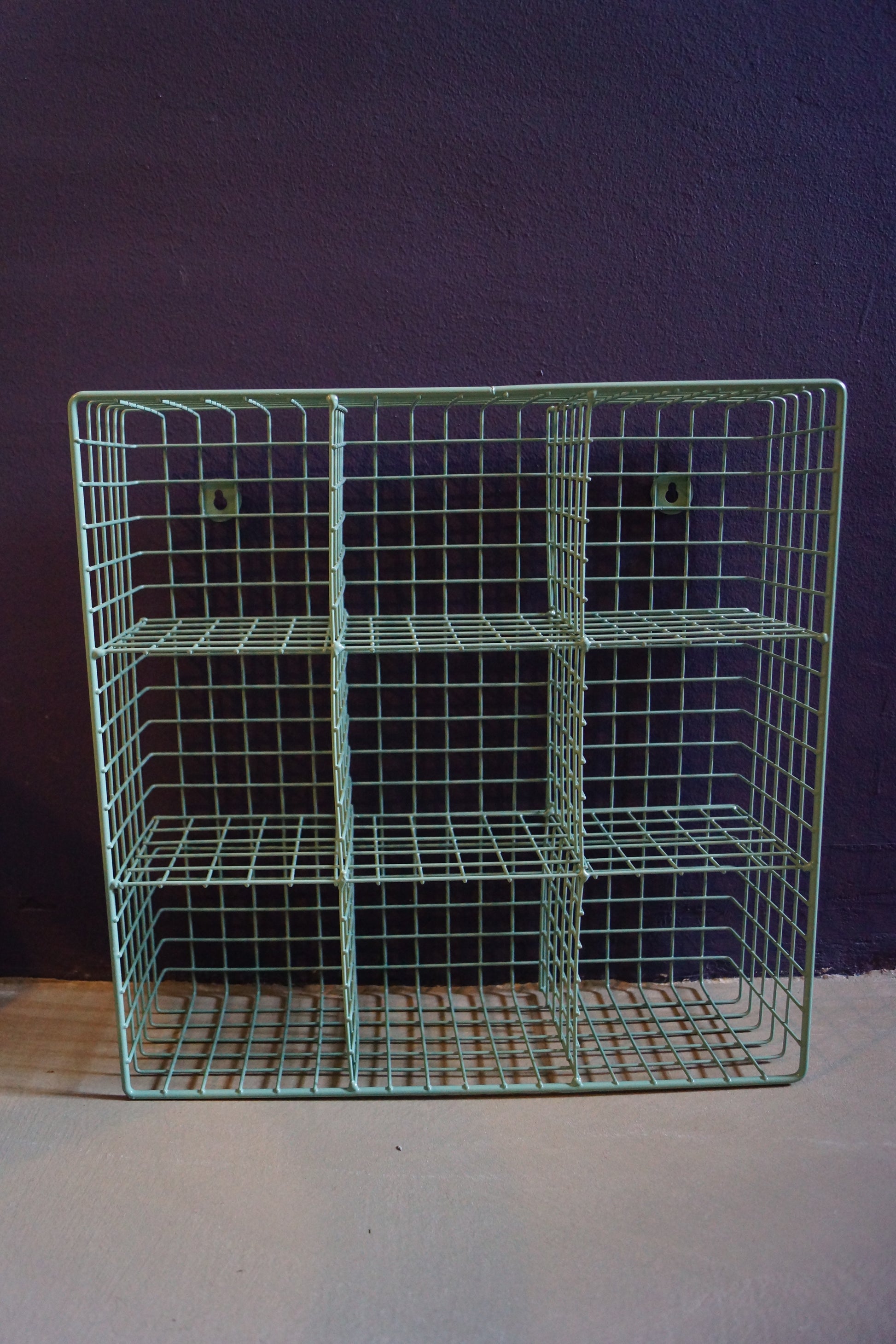 Scaffale in rete metallica da appendere