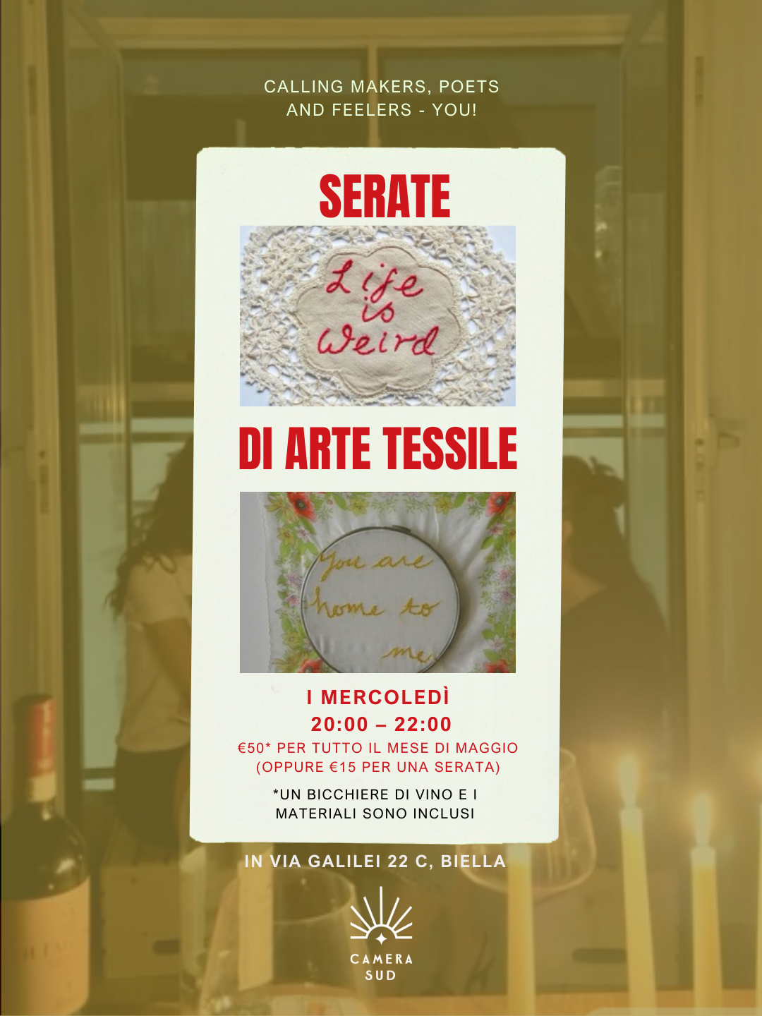 Serate arte tessile maggio 