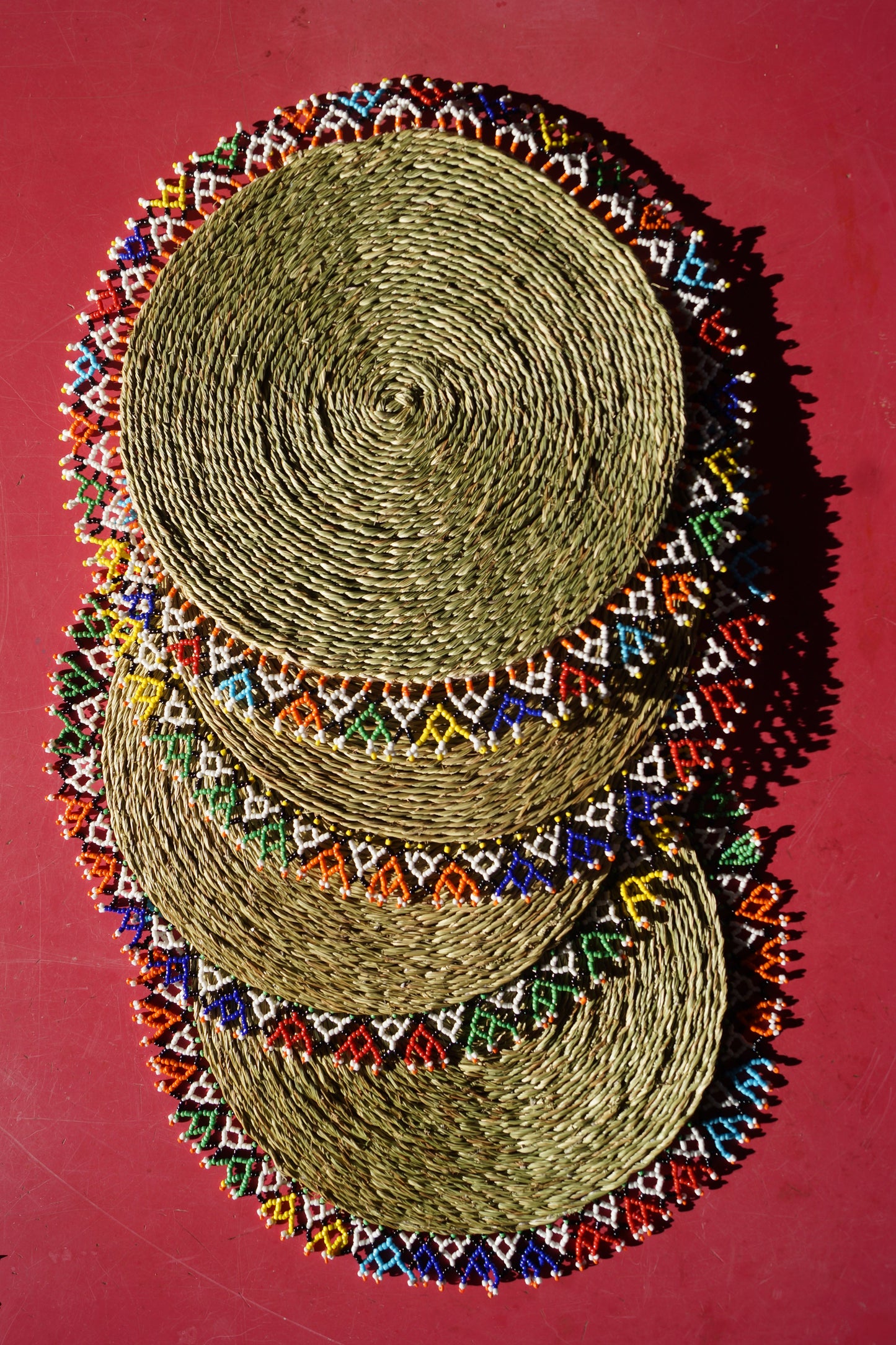 NDEBELE - Sottopiatto con perline