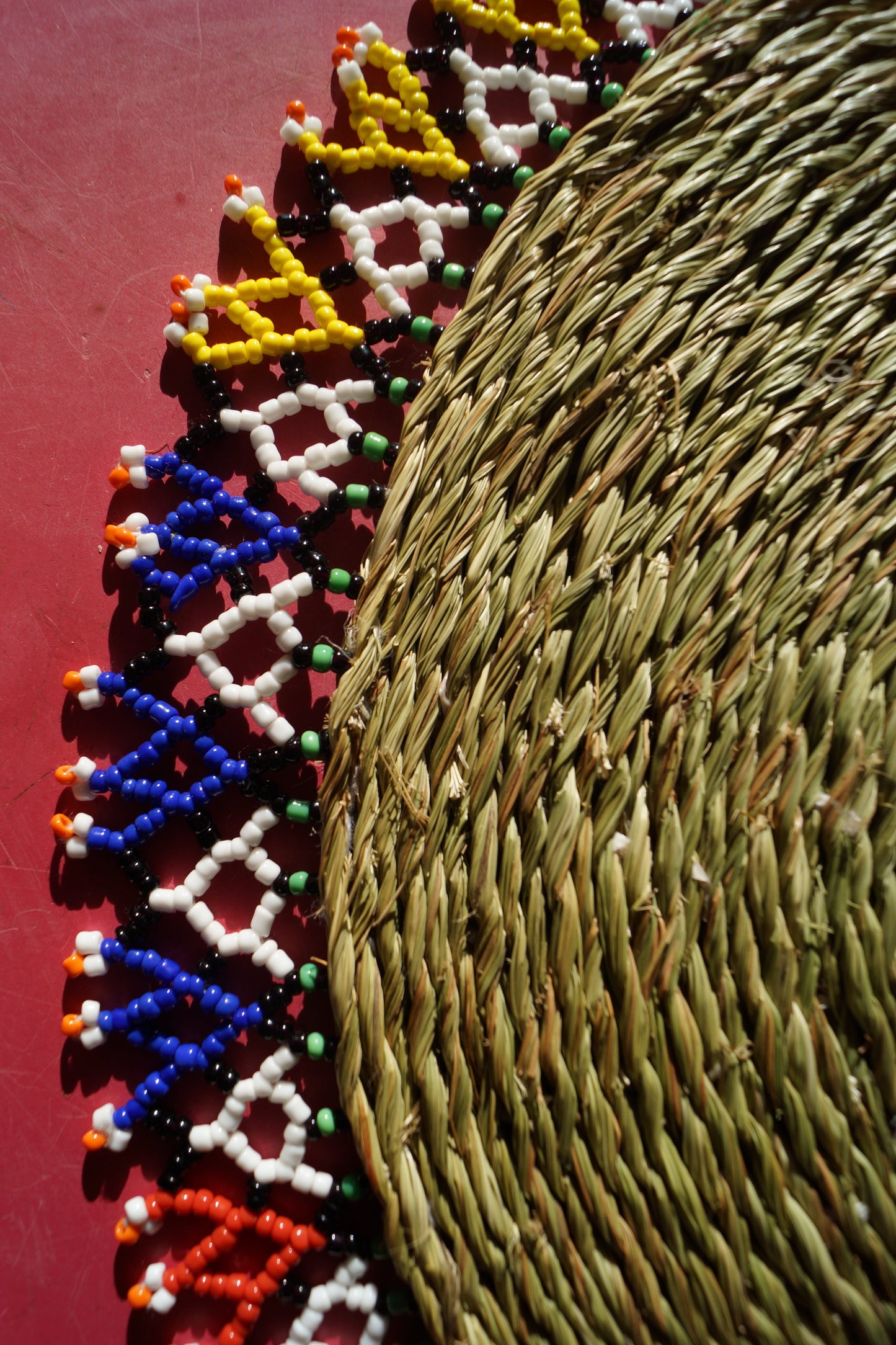 NDEBELE - Sottopiatto con perline